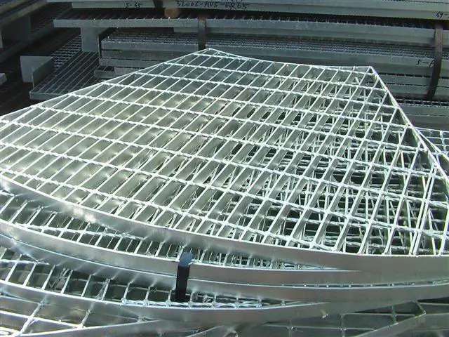 Galvanized Steel Grid Stair Treads for Steel Structure Floor