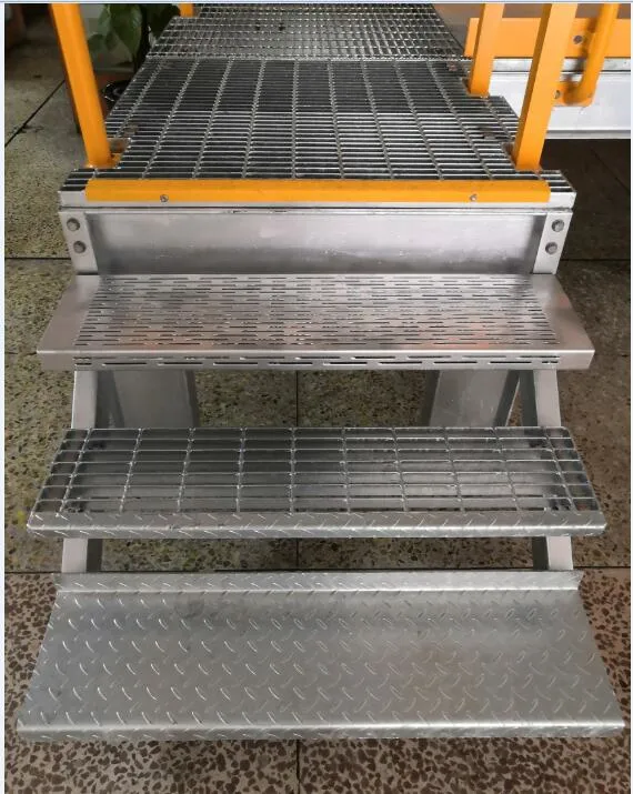 Jimu Light Steel Structure Platform with Grating, Handrails and Treads